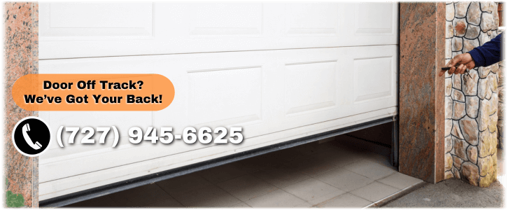 Garage Door Off Track In St Petersburg FL